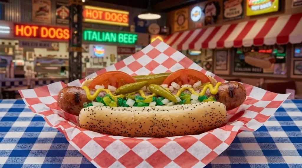 Char-Grilled Polish Sausage
