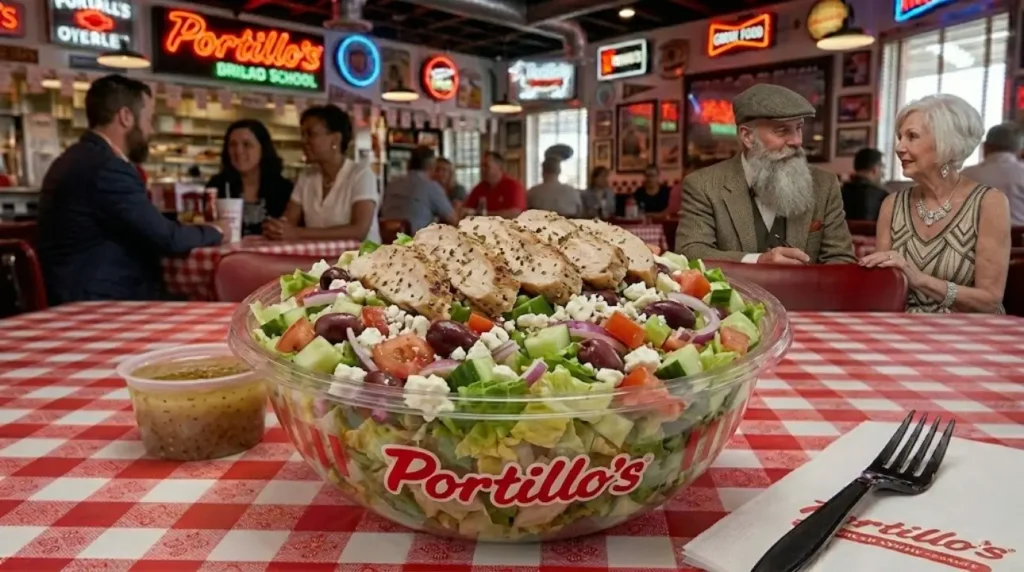 Greek Salad With Grilled Chicken