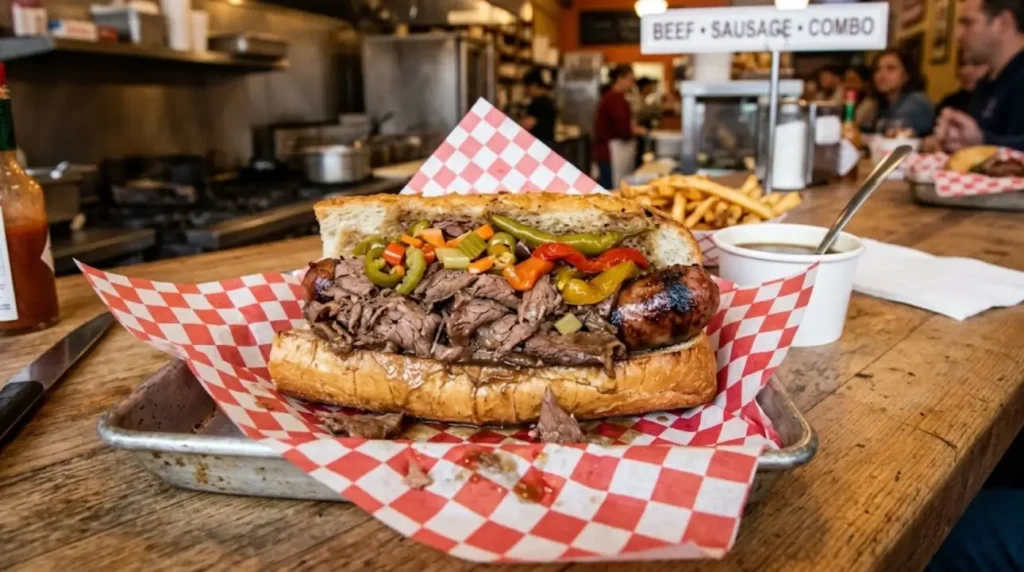 Italian Beef & Sausage Combo